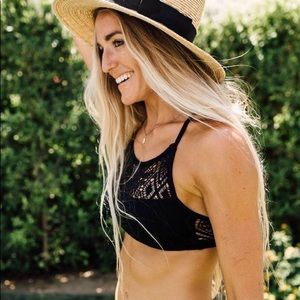 Midori Black Laguna Top